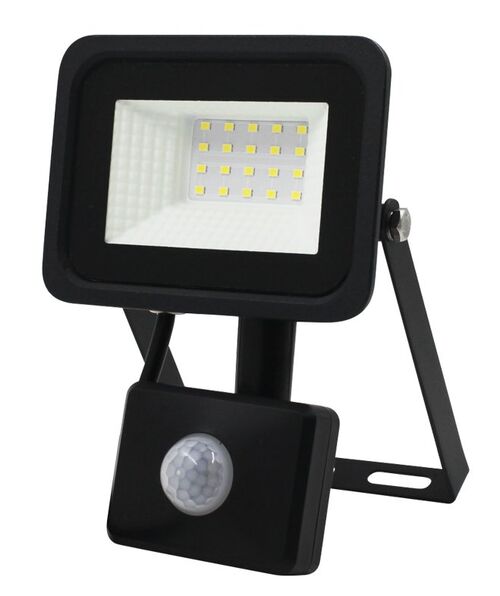 Прожектор с датчиком движения LFLT.68 20Вт 6400К 1900Lm IP65 черный ELMAR