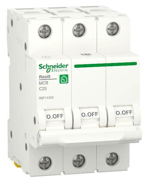 Автоматический выключатель RESI9 6kA 3P 6A B Schneider Electric