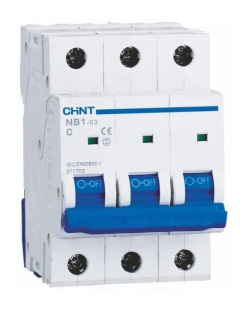 Авто. выключатель 3P C40 6kA DB NB1-63 CHINT