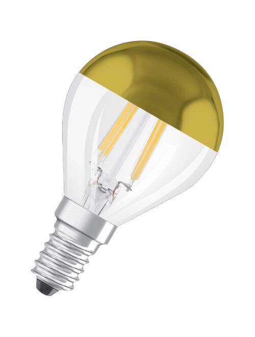 Светодиодная лампа LEDS CL P34 MIR G 4W/827 230V FIL E14 OSRAM