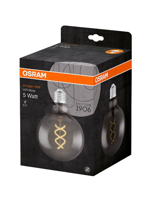 Світлодіодна лампа 1906 LED GLOBE 5W/818 230V FIL SM E27 OSRAM