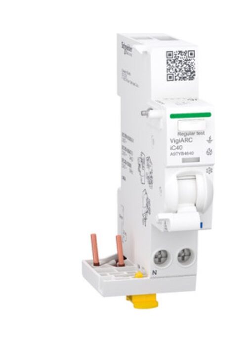 AFDD+ВДС VigiARC iC40 1P+N 40A 30мА A-SI Блок защиты от дугового замыкания с функцией дифф реле Schneider Electric