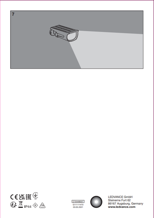 ENDURA Garden Solar Spot Wall + Spike RGB + W 0,50 Вт DG IP44 Садовый светильник на солнечных батареях Регулировка цвета LEDVANCE фото 6