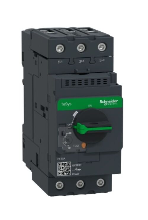 Автоматический выключатель двигателя TeSys GV 3P 80A/690 V AC, для 3-ф.двигателей 45kW при 400V Schneider Electric