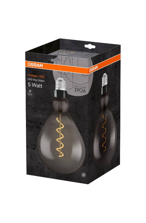 Светодиодная лампа 1906LEDBGRP 5W/818 230V FIL SM E27 OSRAM