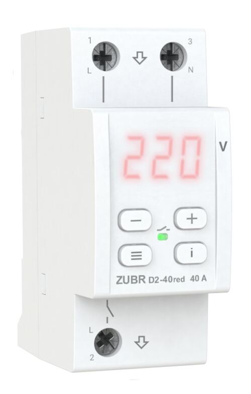 ZUBR D2-40 red Реле напруги