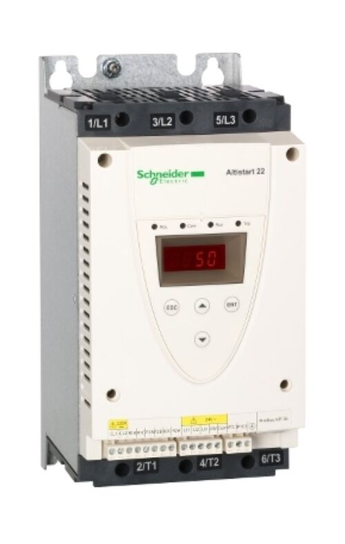УСТРОЙСТВО ПЛАВНОГО ПУСКА ATS22 32A 230-440 В байпас двигатель звезда или треугольник Schneider Electric