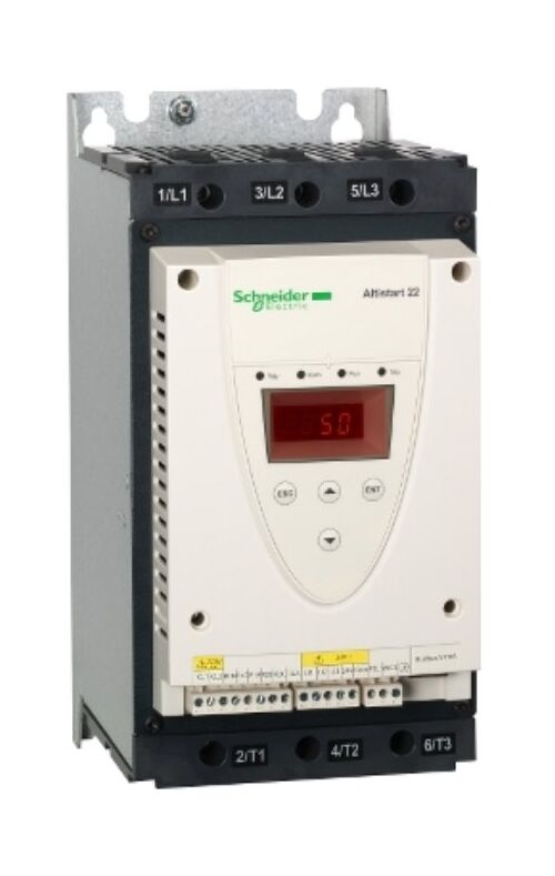 УСТРОЙСТВО ПЛАВНОГО ПУСКА ATS22 62A 230-440 В байпас двигатель звезда или треугольник Schneider Electric