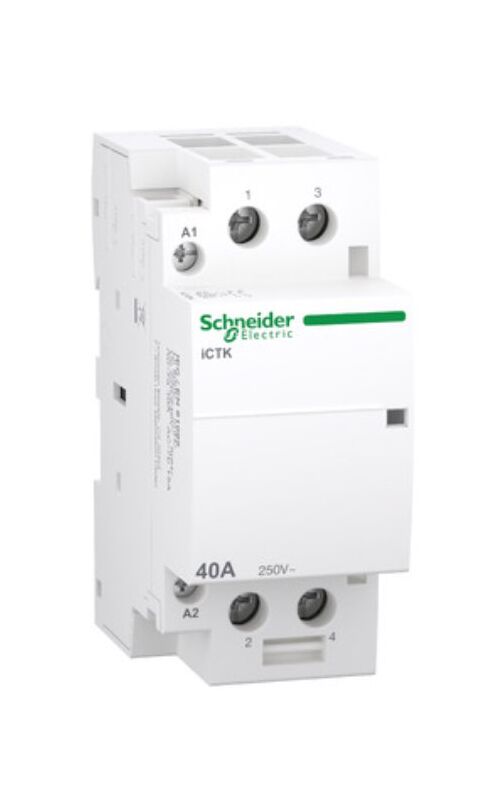 Контактор модульный 25A 230В AC Acti9 iCTK 25A 2NO катушка 220-240 В (Двигатель-отопление-освещение) Schneider Electric