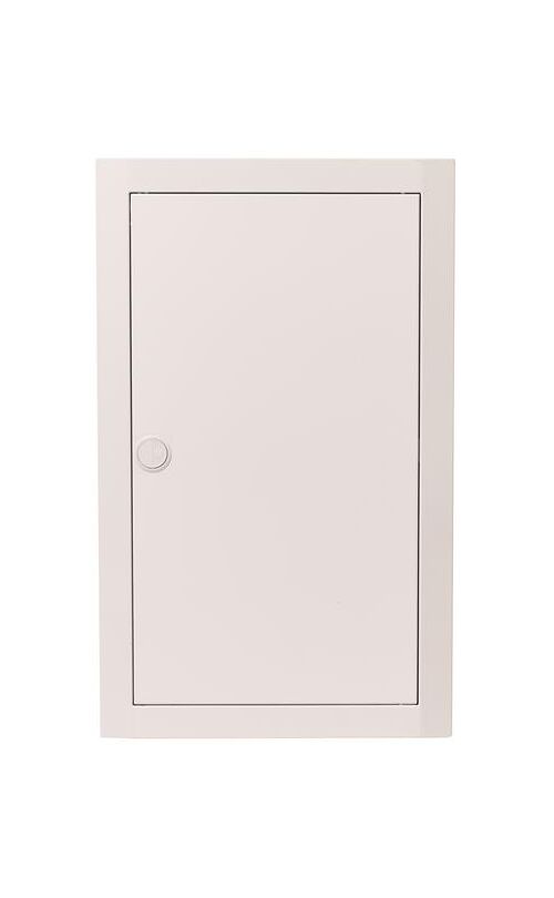 Шкаф UK530E встроенный 36 (42) мод. с металлическими белыми дверками с DIN рейками, клемн., фальш.пан.