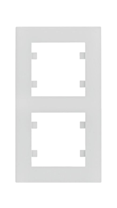 Рамка 2X вертикальна, Lumina-Intens, біла Hager WL5620