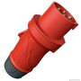 Вилка 16A 4P 6H 400V IP54 кабельний конектор з'єднувач (Alt Аrт. #252 IP44) PowerTOP Xtra Neue Typen Mennekes