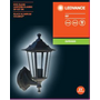 ECO Lantern Classic ALU UP E27 60 Вт IP44 Уличное бра на фасад коттеджа Алюминий легированный чорний LEDVANCE