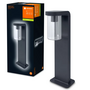 ENDURA Classic Cascade 50cm Post E27 Clear IP44 Светильник парковий Столбик стекло/алюминий LEDVANCE фото 1