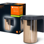 ENDURA Classic Cascade Wall E27 Amber Янтарь IP44 Бра на фасад "КАСКАД" стекло/алюминий LEDVANCE фото 1