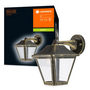 ENDURA CLASSIC Tradition DOWN ALU E27 GD Бра: Светильник на улицу IP44, Фасады зданий, Дворики, Балконы, Дорожки: алюминиевый корпус "Черное золото" LEDVANCE