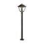 ENDURA CLASSIC Tradition 100CM ALU E27 GD Столбик: Светильник на улицу IP44, Дворики, Балконы, Дорожки: алюминиевый корпус "Черное золото" LEDVANCE