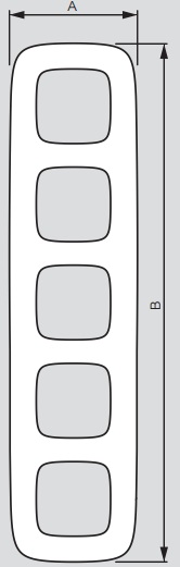 Габаритный размер Рамки 5 постов Алюминий Valena Allure : Купить электротовары предлагает Электромаркет Elmar Украина Габаритный размер Рамки 5 постов Алюминий Valena Allure : Купить электротовары предлагает Электромаркет Elmar Украина