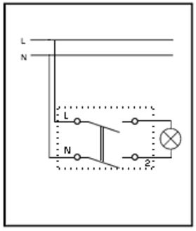 Схема подключения Выключателя 1-клавшного 2-полюсного EPH0200169 Asfora Бронза : Купить электротовары предлагает Электромаркет Elmar Украина Схема подключения Выключателя 1-клавшного 2-полюсного EPH0200169 Asfora Бронза : Купить электротовары предлагает Электромаркет Elmar Украина
