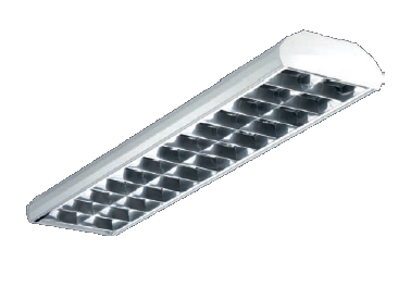Светильники TOP накладной-подвесной растровый с параболической решеткой