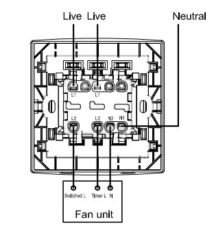 Выключатель вентилятора Выключатель вентилятора