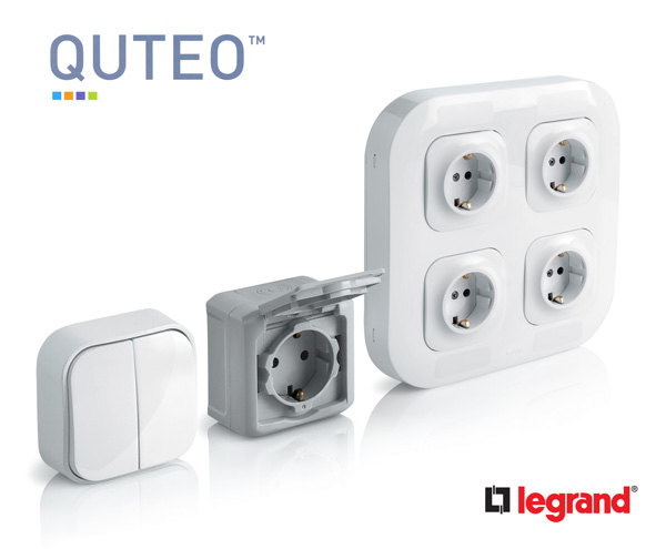 Розетки Legrand Quteo : Интернет-магазин Elmar Украина